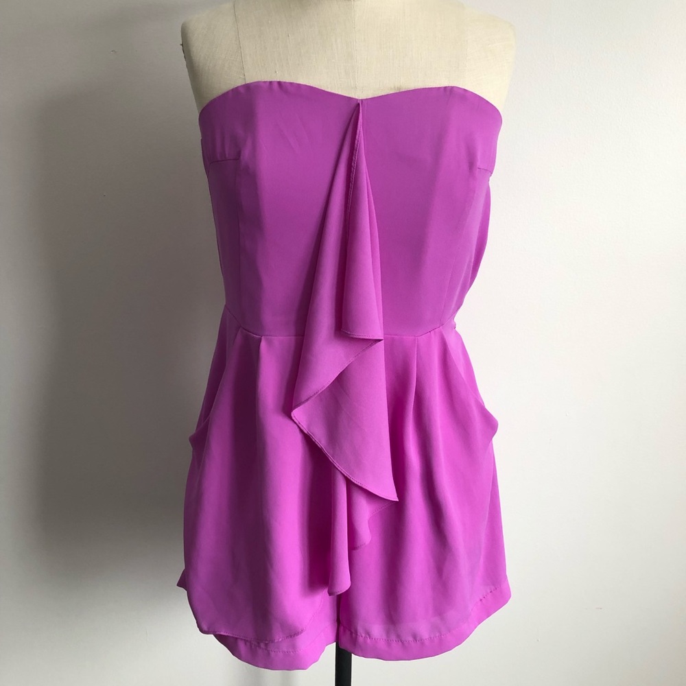 Express Purple Romper Dress